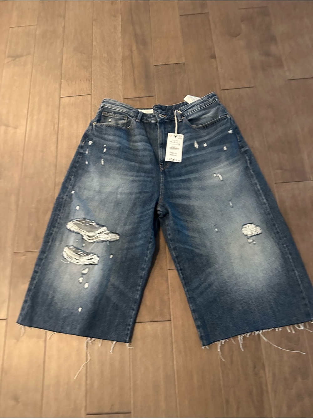 Zara Women’s Distressed Jorts (size 14)